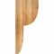 Ekena Millwork Crestline Rough Sawn Corbel, Western Red Cedar, 4"W x 12"D x 28"H COR04X12X28CRE00RWR - alternate 4